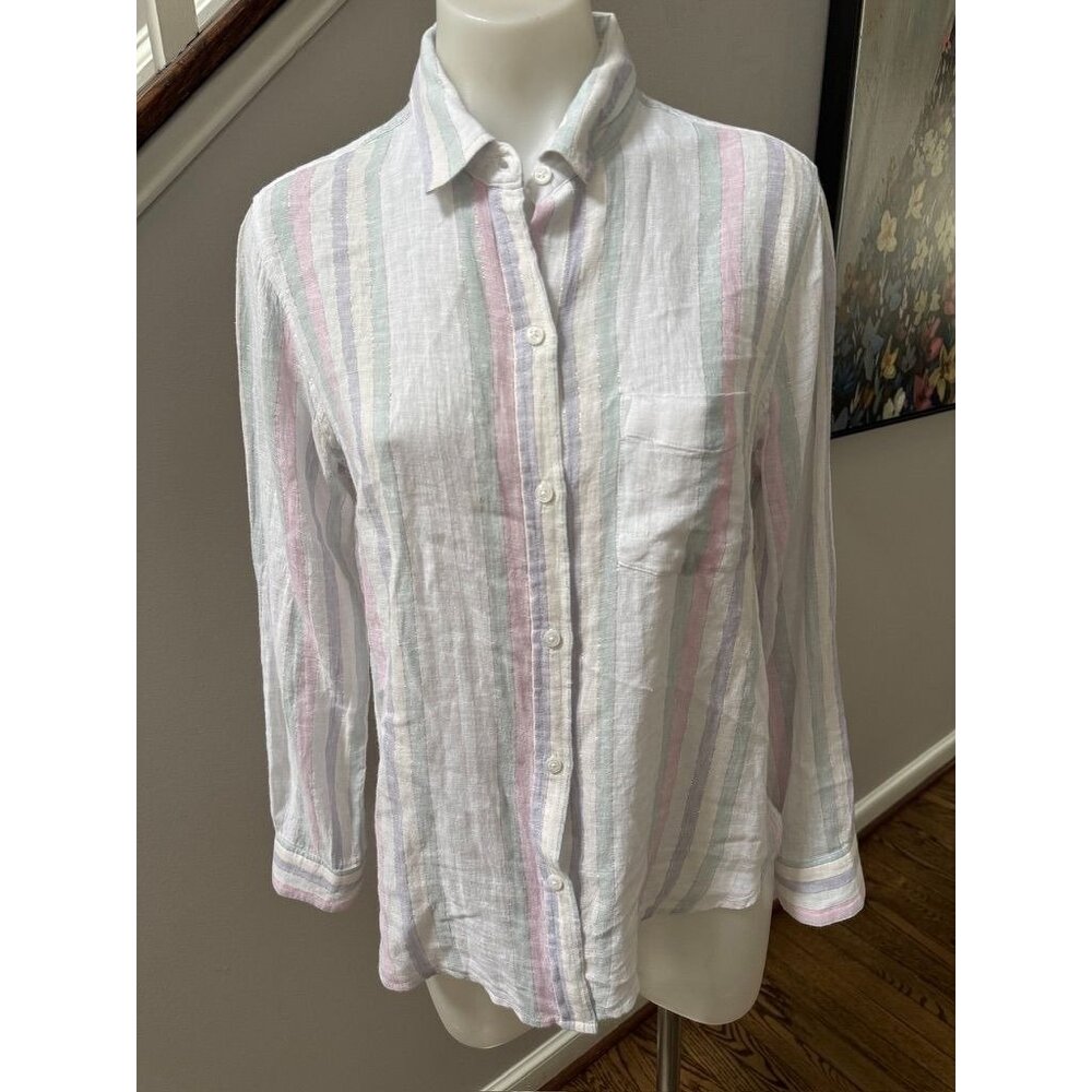 Nwot Rails Charli Stripe Button Down Small - image 1